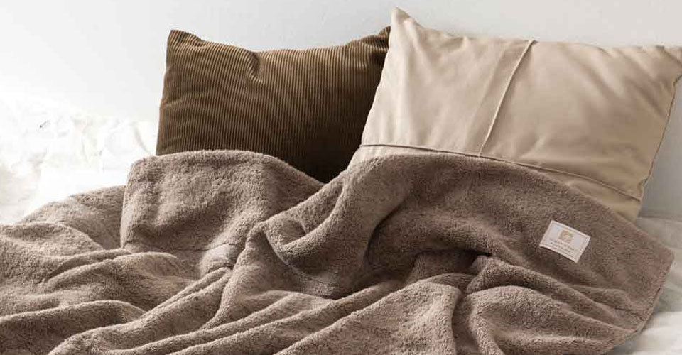  綿素材のタオルケット