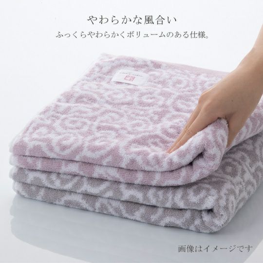 今治謹製 紋織タオル premium フェイスタオル 1枚　33×80㎝　TIM112　（今治製）はやわらかな風合い