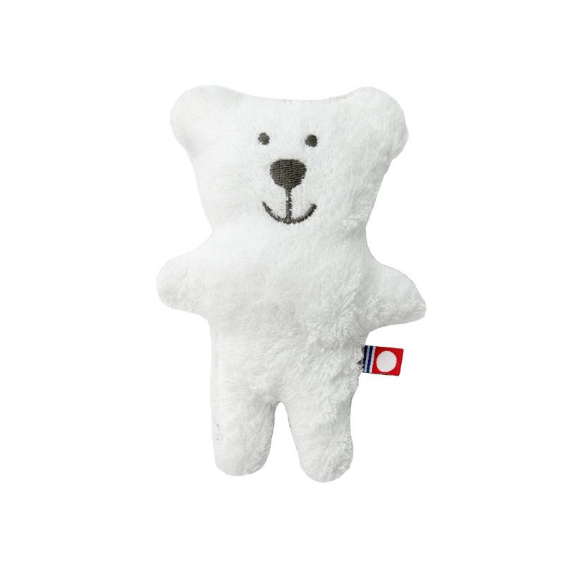 今治謹製 First towel　にぎにぎ(鈴入り)1点　約9×13cm　TFS04　(今治製)