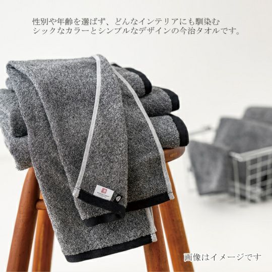 今治謹製 （Triporous） 消臭抗菌フェイスタオル1枚　約34×80cm　TITP02（今治産）のデザイン