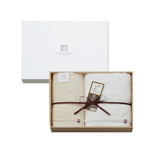今治謹製オーガニックタオル　 オーガニックパイル　バスタオル１枚・フェイスタオル１枚　IOG3950（今治製）