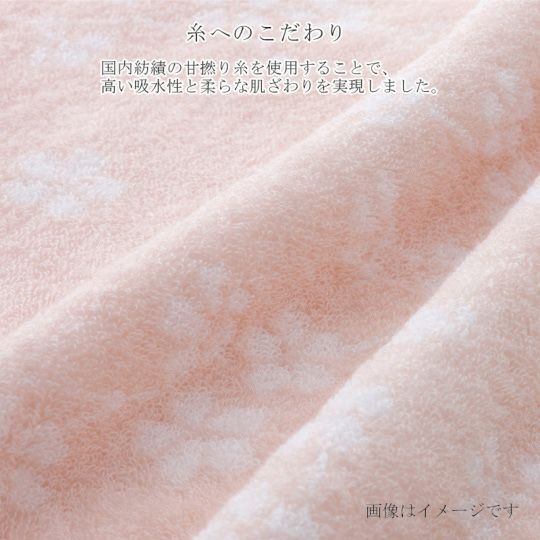 【20周年限定】今治謹製 春色タオルセット　バスタオル１枚　フェイスタオル２枚セット　ISET2402（今治製）の糸へのこだわり