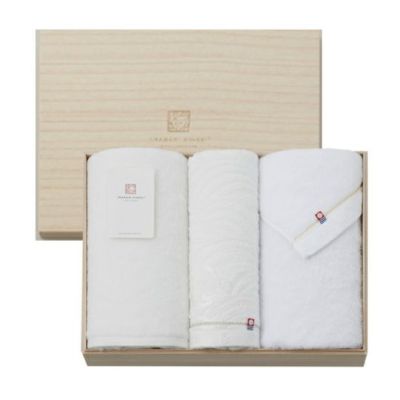 20周年限定】今治謹製“白”のタオルセット バスタオル３枚セット