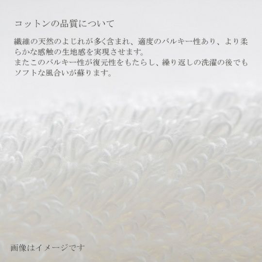 今治謹製 COEST(コースト)　フェイスタオル 1枚　約34×80㎝　TCOE02　（今治製）のコットンの品質