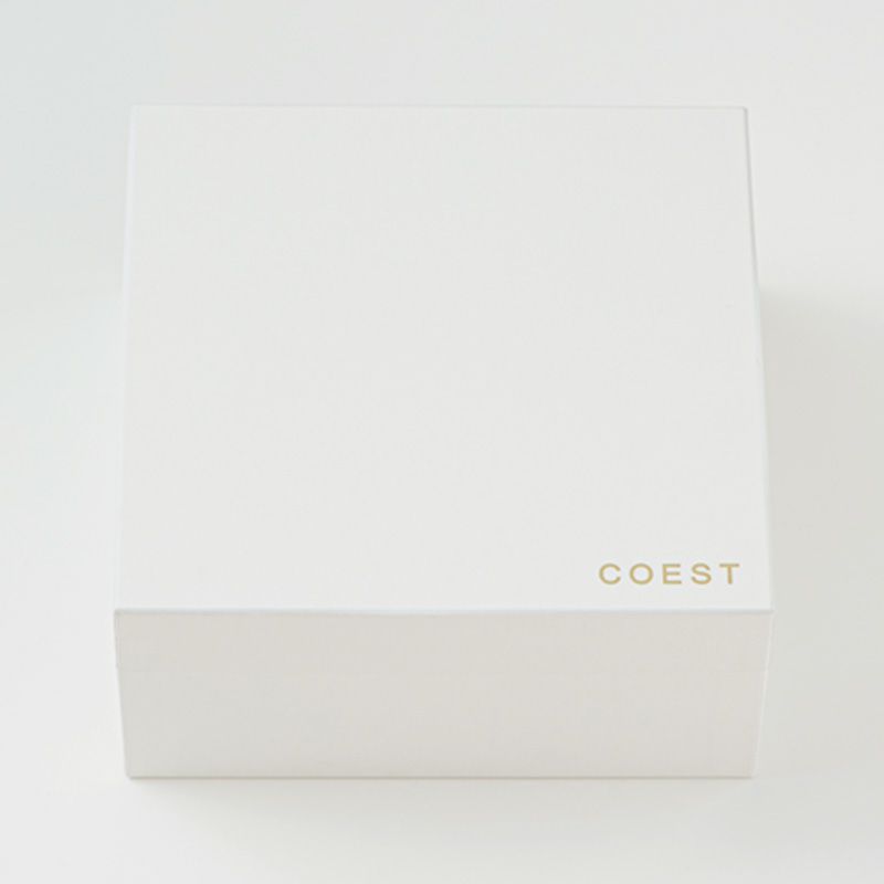 今治謹製 COEST(コースト)　専用BOX入り　バスタオル 1枚　約75×140㎝　COE1255　（今治製）の箱