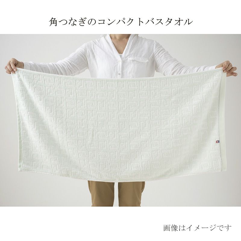 今治謹製 雲母唐長（KIRA KARACHO)タオル 木箱入り コンパクトバス