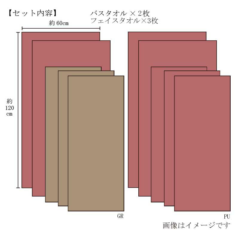今治謹製 極上タオルタオルTGK-02セット内容