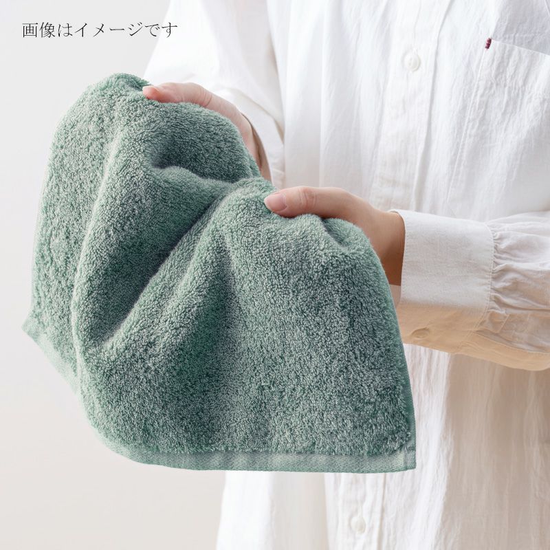 【限定色】今治謹製　極上タオル premium 木箱入り　バスタオル１枚・フェイスタオル１枚セット　GK7254(今治製)　イメージ