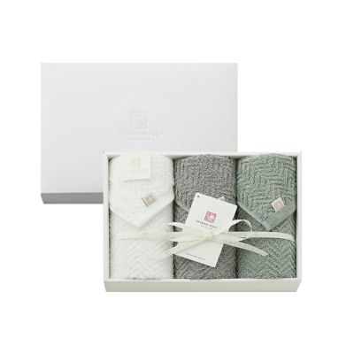 今治謹製 極上タオル superior 紙箱入り フェイスタオル2枚セット