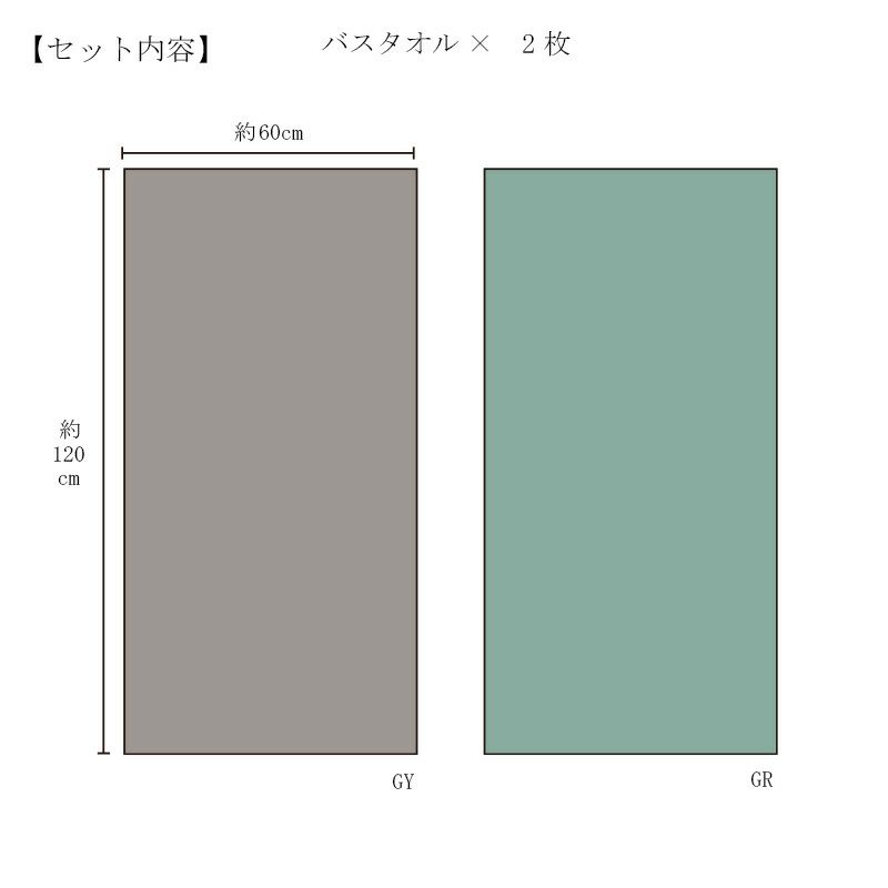 Daily Comfortタオルサイズ説明