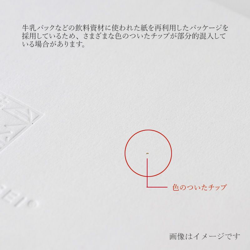 今治謹製 紙箱再生紙説明