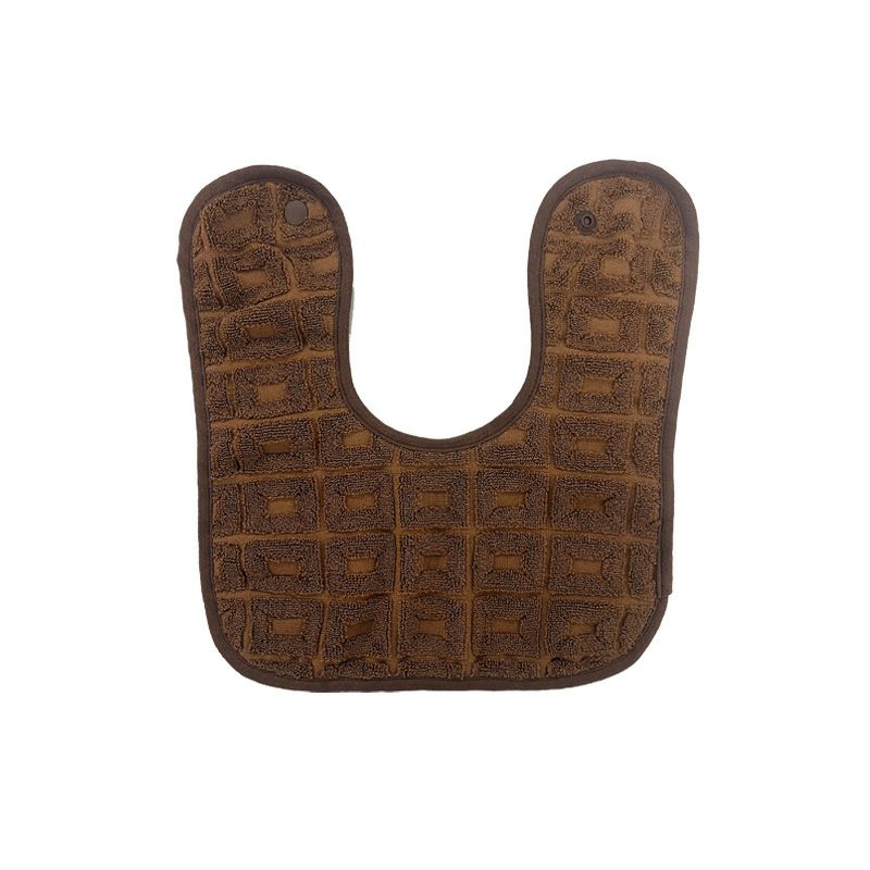 今治謹製 ChocolateLuxe　カカオ染め スタイ 1枚　約24.5×27.5㎝　TICL05 　【今治製】