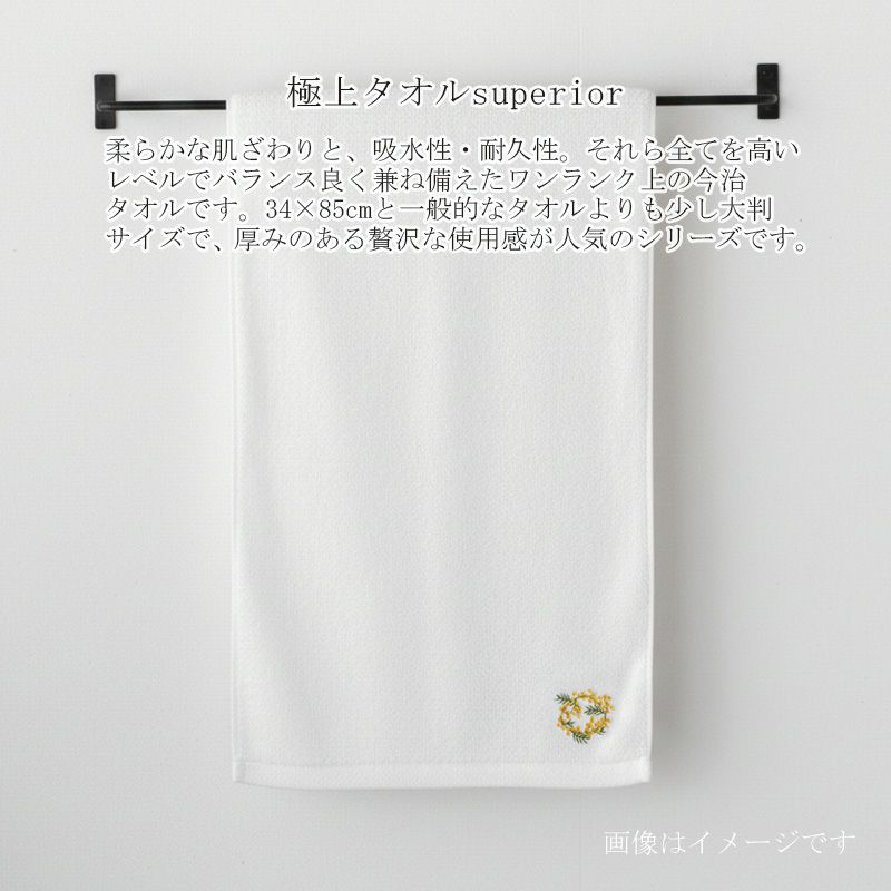 限定セット】今治謹製 ミモザタオルセット(M) コンパクトバスタオル1